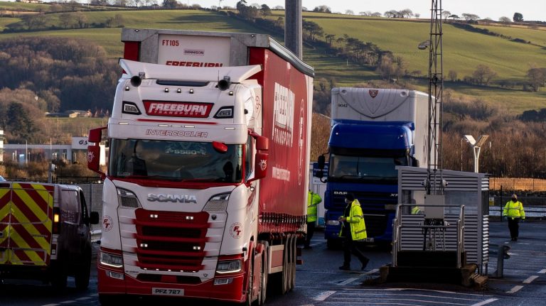 UK business freight crossing Europe after Brexit with customs controls